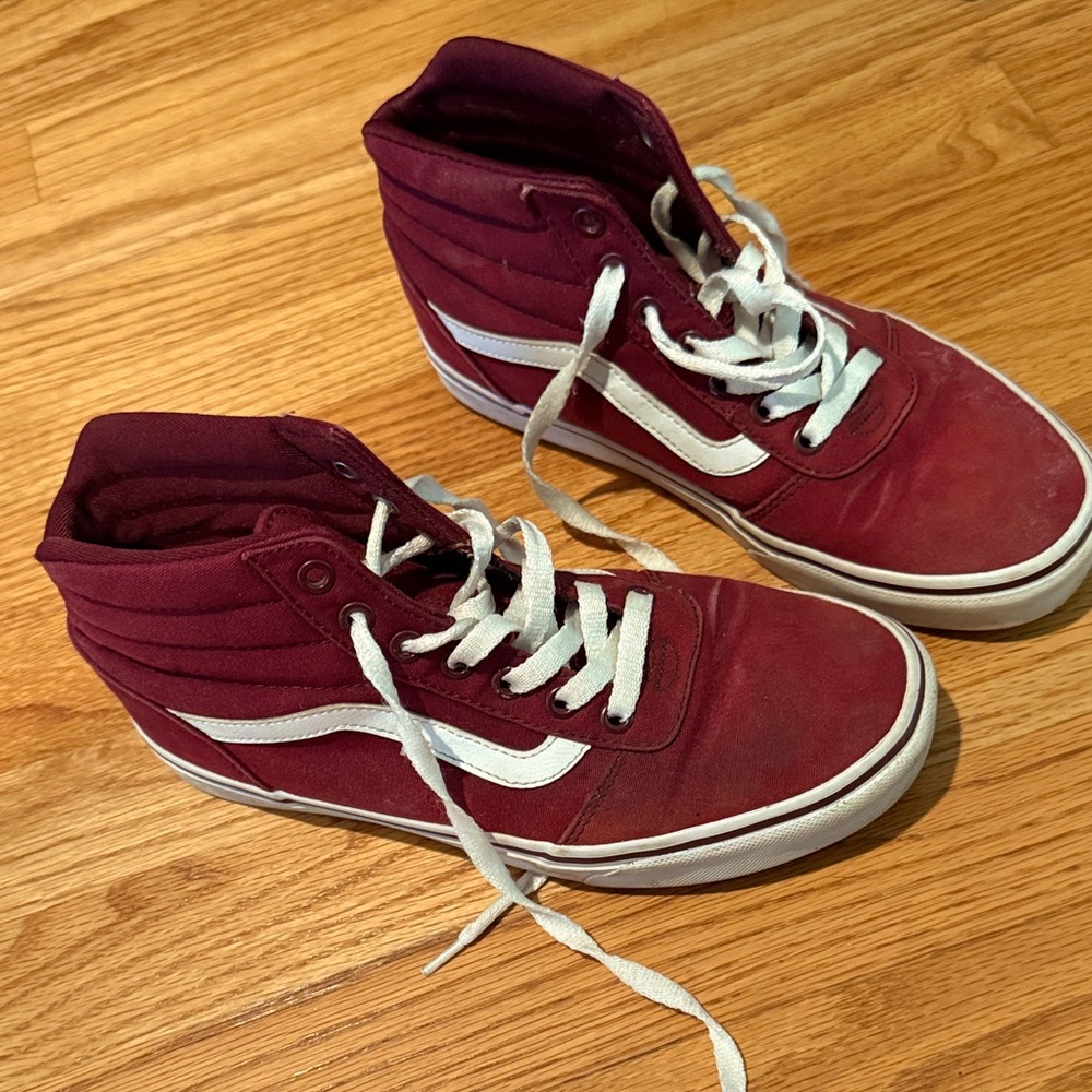 Maroon Vans